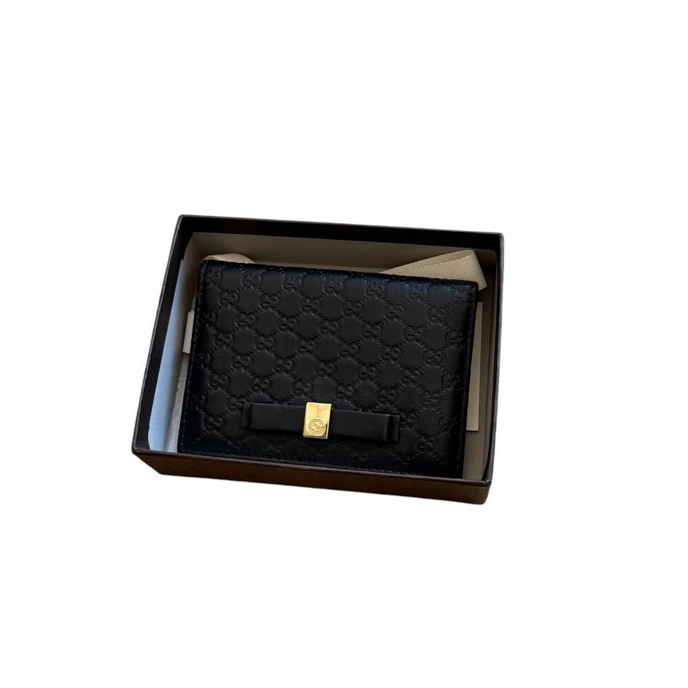Gucci Black Bow Cardholder